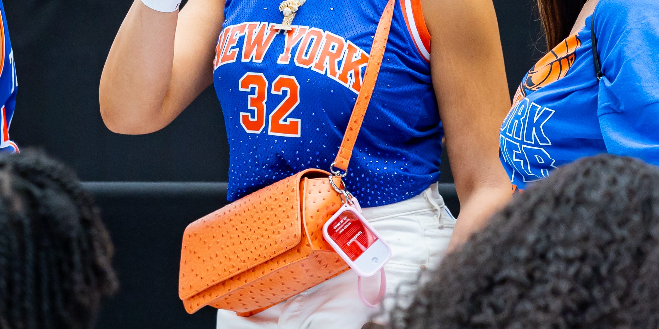 Jordyn Woods's Lucky Knicks Bag Lands at the Guggenheim