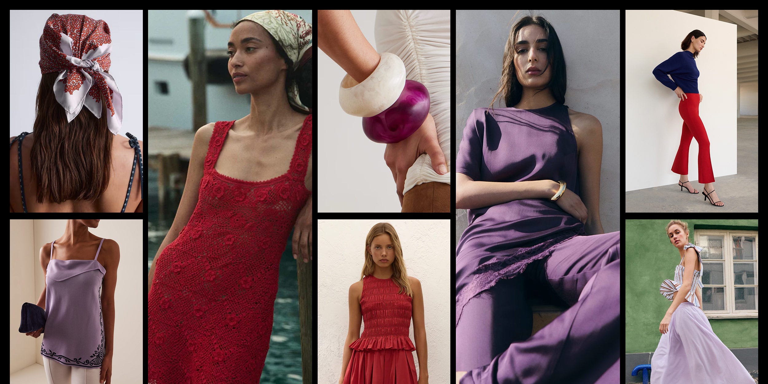 Red and Purple Is the Color Combination to Wear in 2026